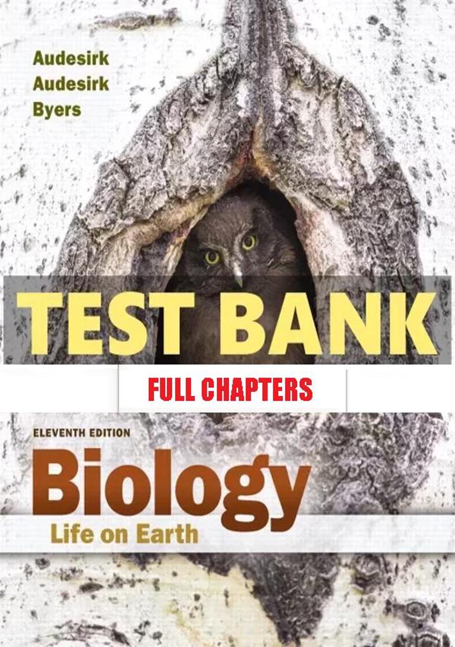 Test Bank for Biology Life on Earth 11th Edition Audesirk