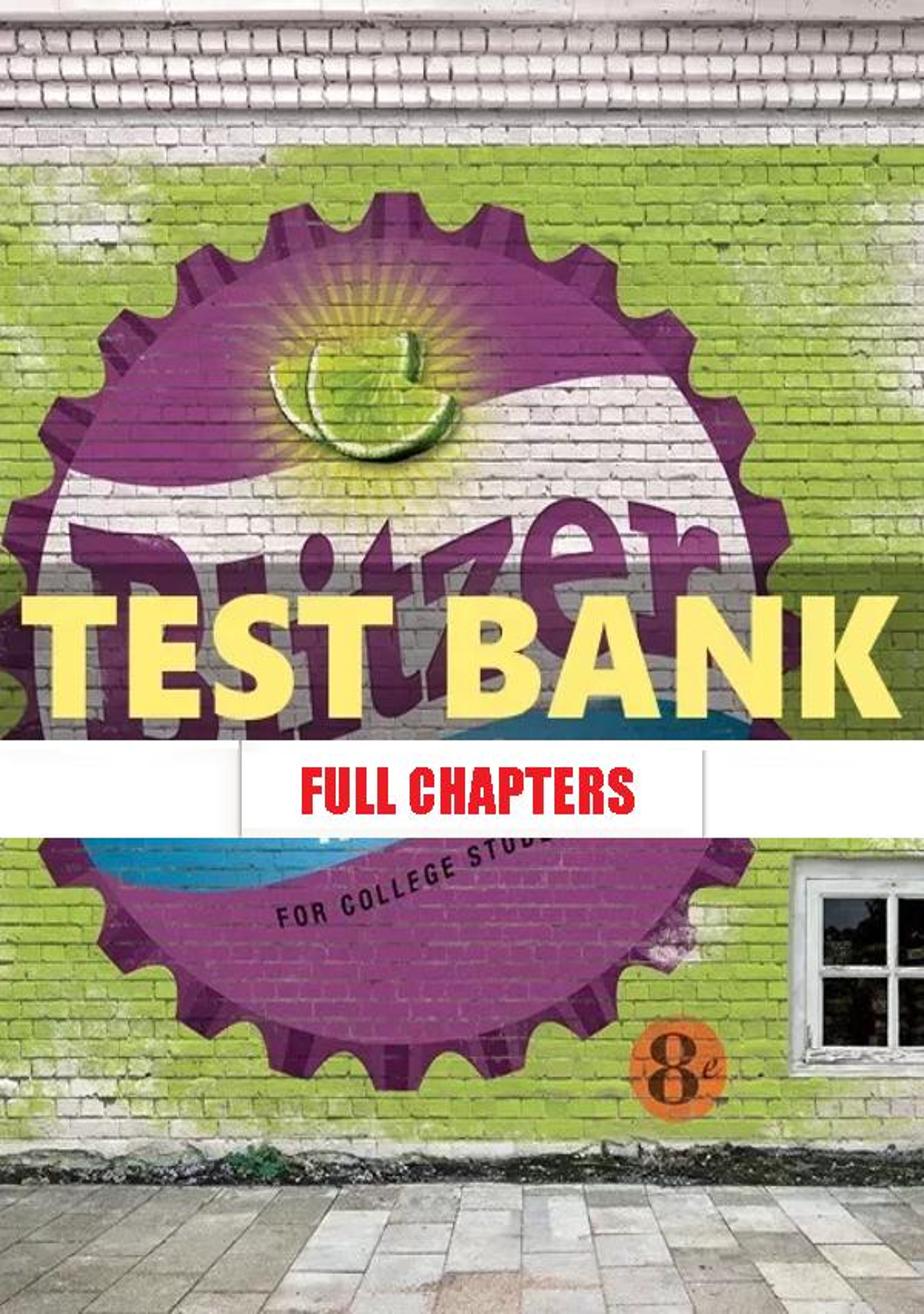 Test Bank for Algebra for College Students 8th Edition Blitzer