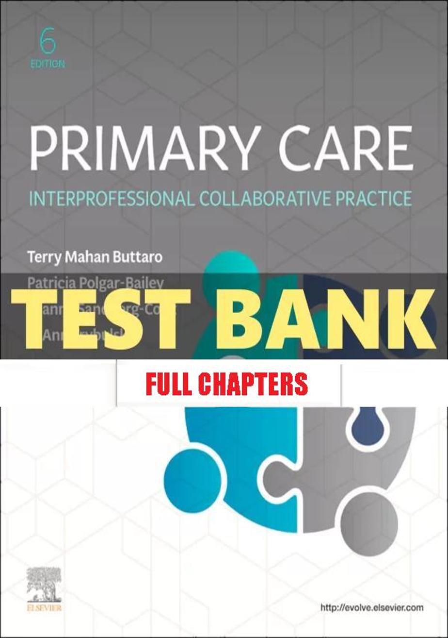 Test Bank for Primary Care 6th Edition Buttaro