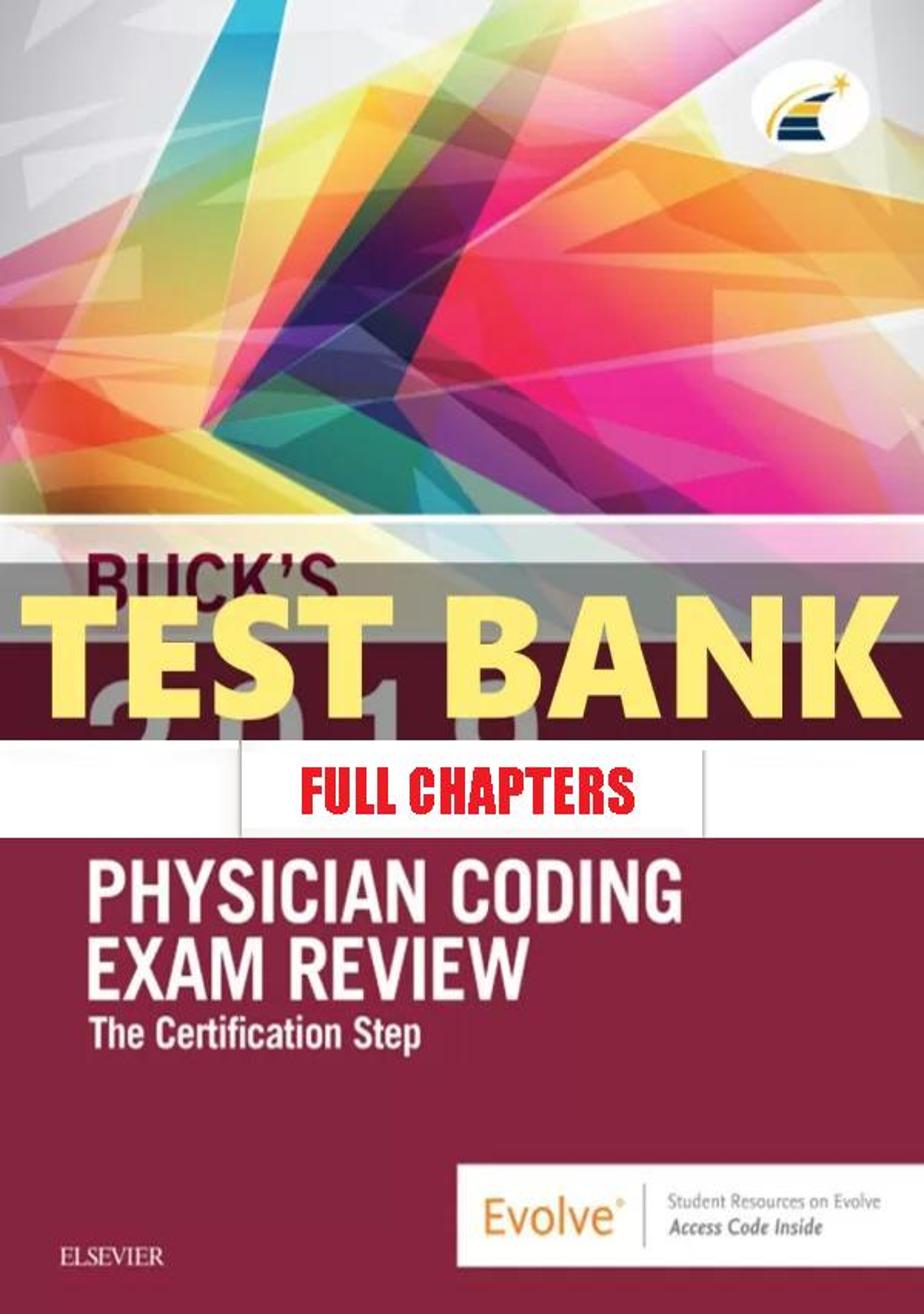 Test Bank for Buck���������s Physician Coding Exam Review 2019 1st Edition Elsevier