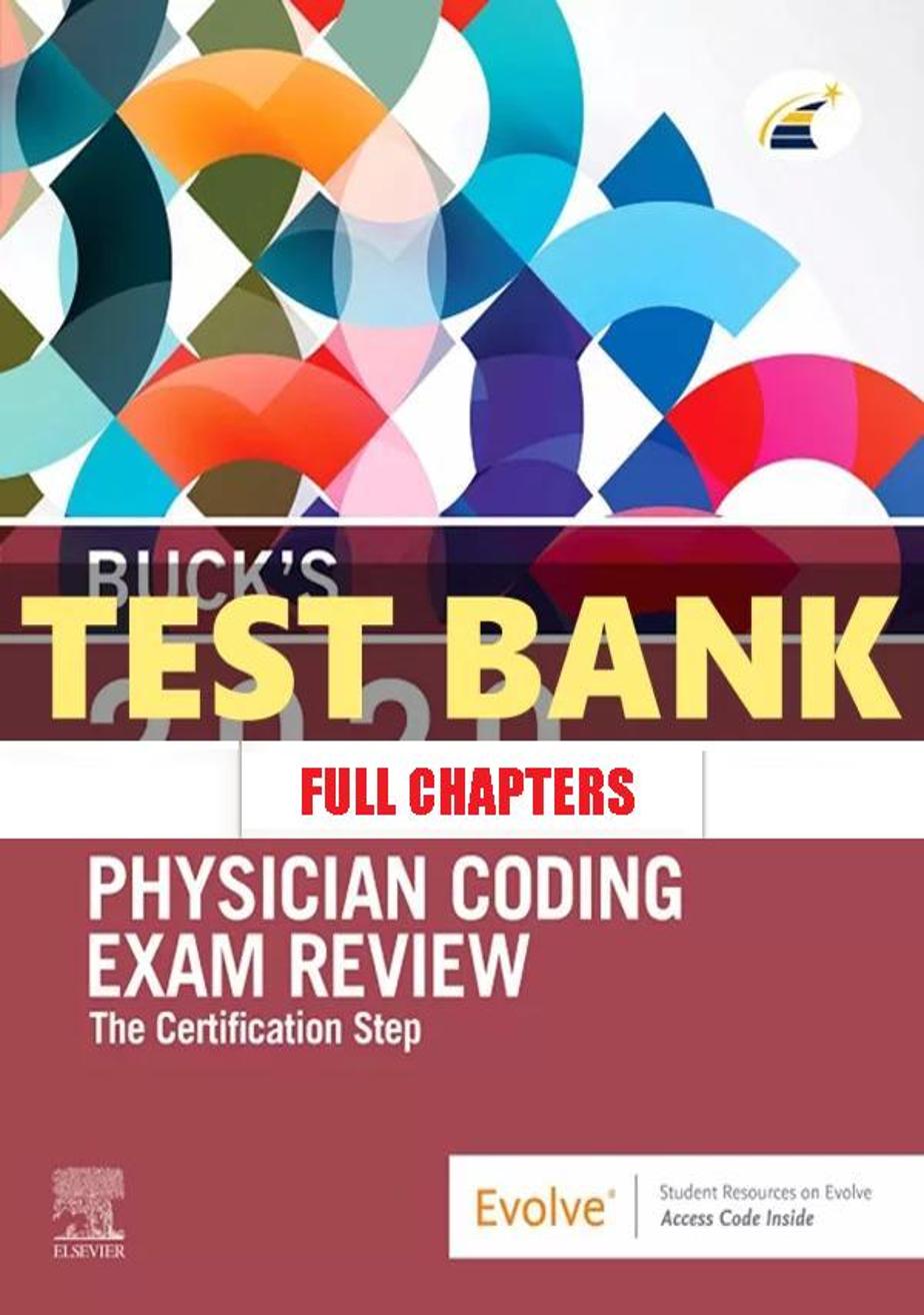 Test Bank for Buck���������s Physician Coding Exam Review 2020 1st Edition Buck