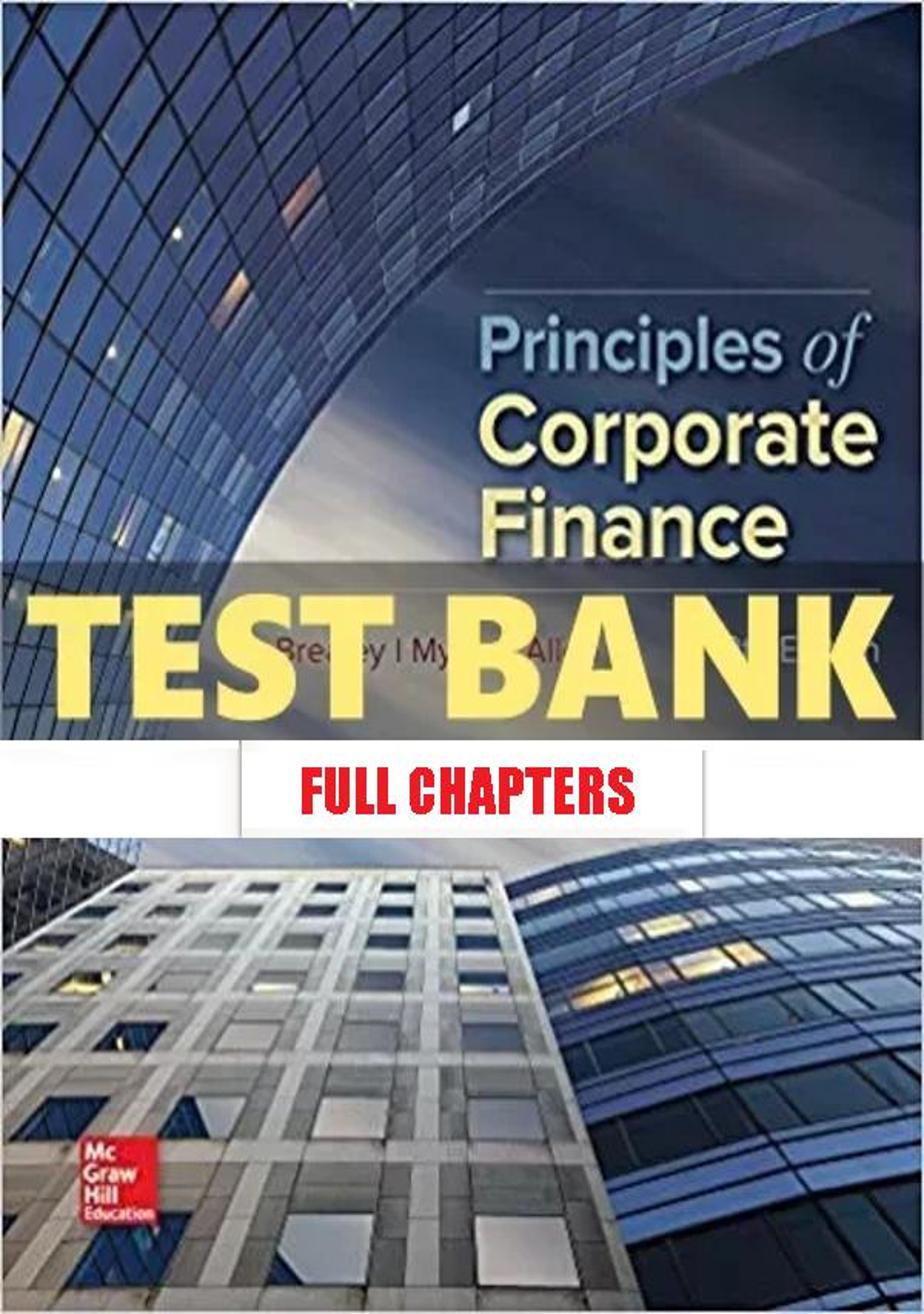 Test Bank for Principles of Corporate Finance 12th Edition Brealey