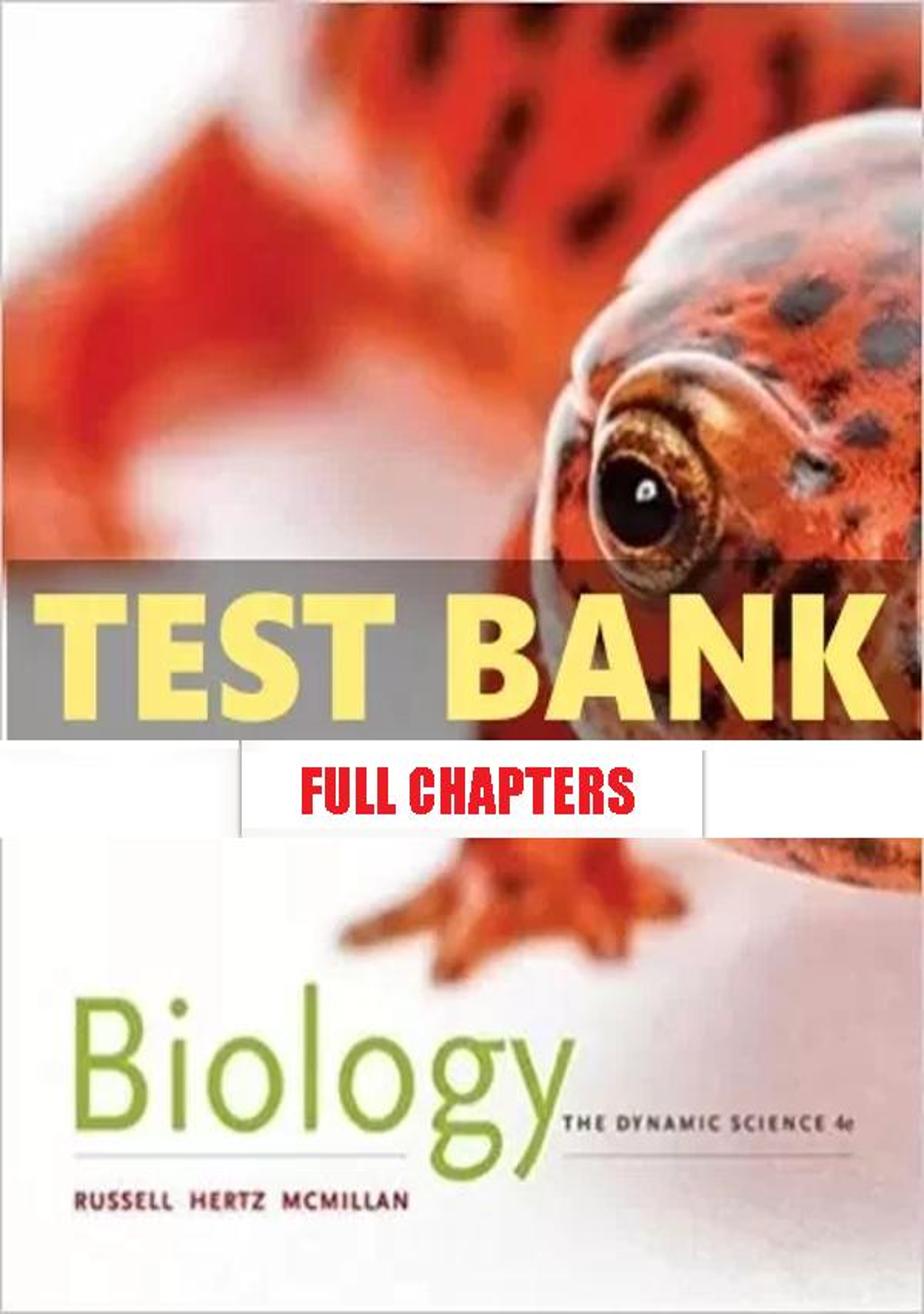 Test Bank for Biology The Dynamic Science 4th Edition Russell