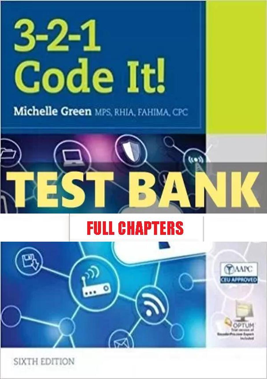 Test Bank for 3 2 1 Code It 6th Edition Green