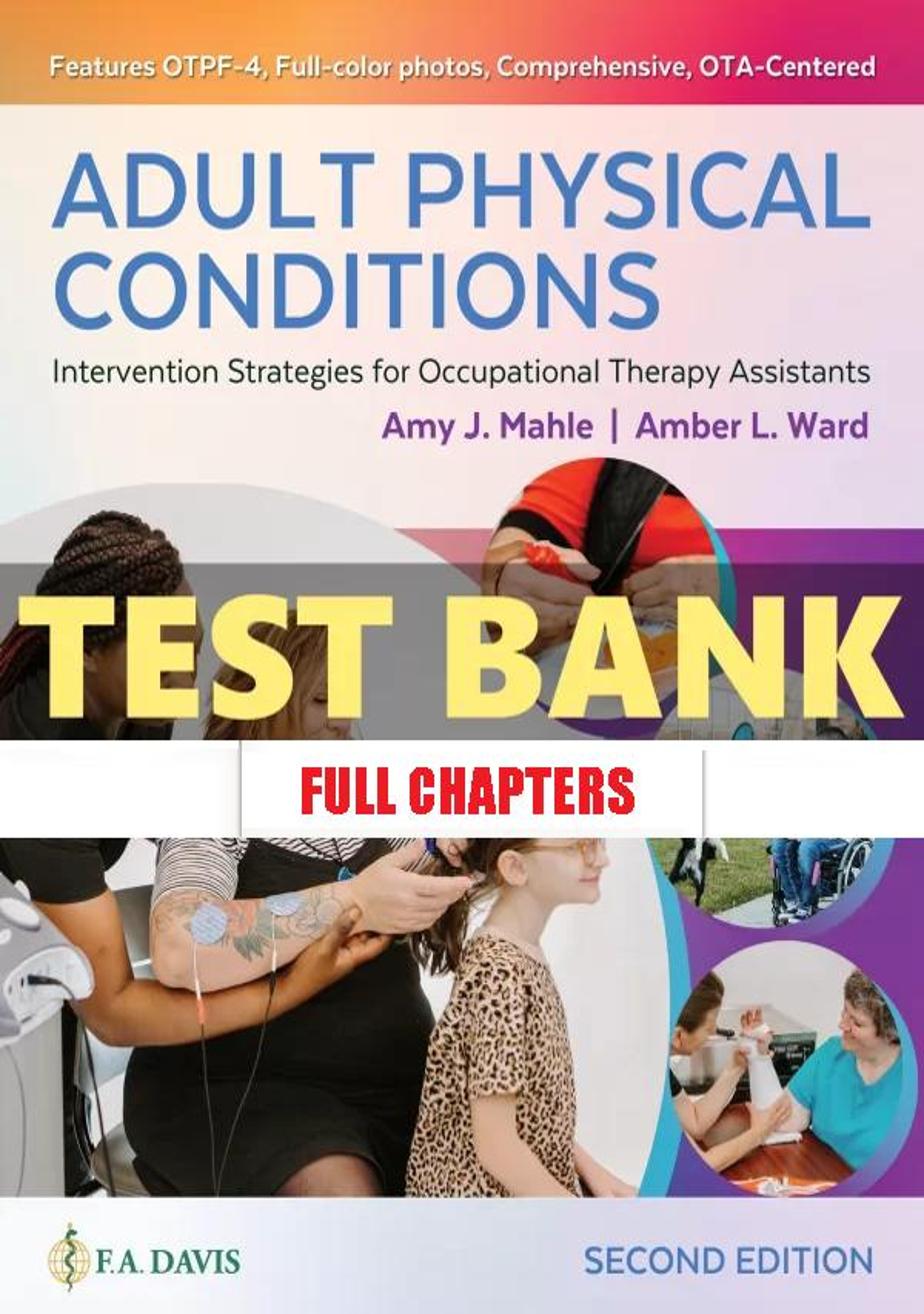 Test Bank for Adult Physical Conditions 2nd Edition Mahle